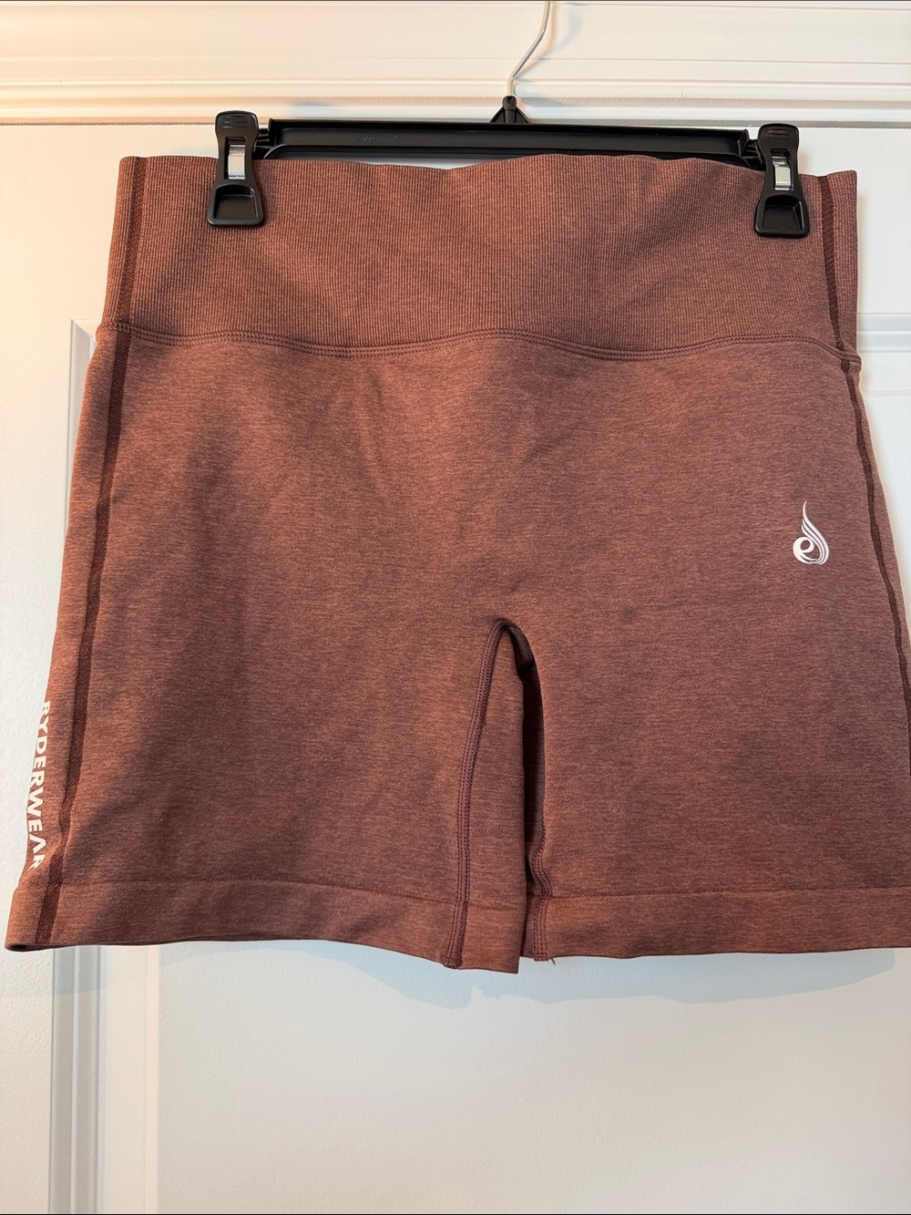 Ryderwear High-Rise Rust Brown Women's Biker Shorts